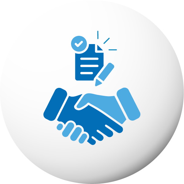 握手するアイコン