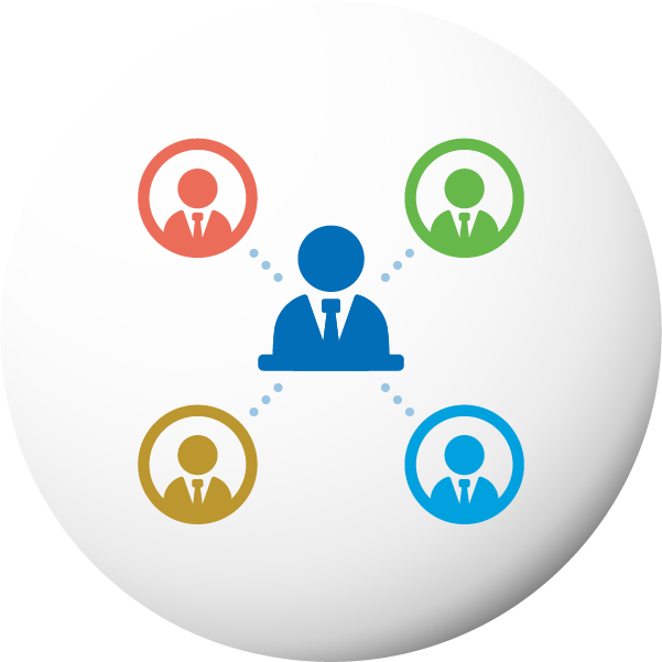 士業との連携を示すアイコン